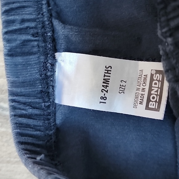 Bonds Corduroy Pants 18 - 24 M - Picture 3 of 4